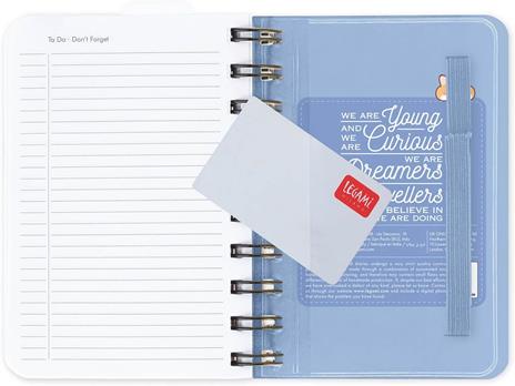 Agenda Legami 12 mesi, 2026, giornaliera, Small Daily Spiral Bound - Blue Corgi - 5