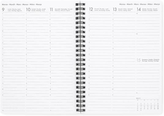 Agenda Legami 12 mesi, 2026, settimanale, Large Weekly Spiral Bound - Travel - 3