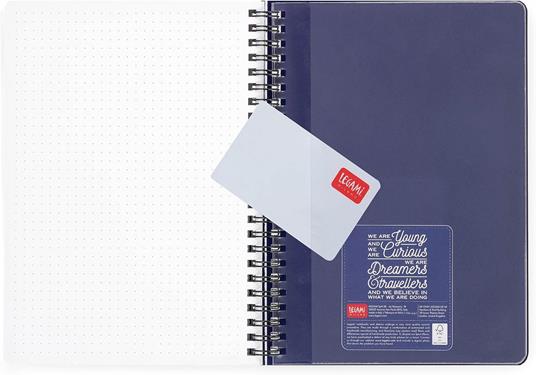 Agenda Legami 12 mesi, 2026, settimanale, Large Weekly Spiral Bound - Stars - 5