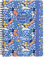 Agenda Legami 12 mesi, 2026, settimanale, Large Weekly Spiral Bound - Dogs