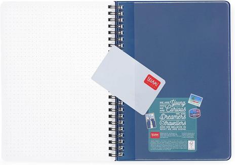 Agenda Legami 12 mesi, 2026, settimanale, Large Weekly Spiral Bound - Travel Stickers - 5