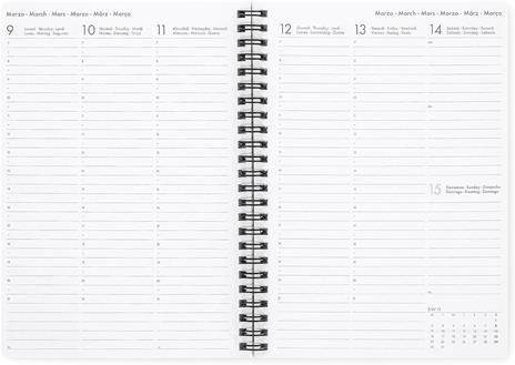 Agenda Legami 12 mesi, 2026, settimanale, Large Weekly Spiral Bound - Kitty - 3