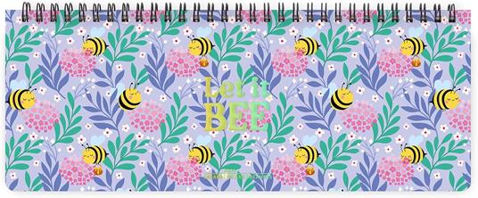Agenda Legami 12 mesi, 2026, giornaliera, Desk Planner - Bee