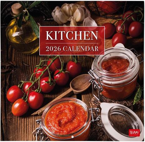 Calendario 2026 da Parete  - Kitchen - 30 x 29 cm