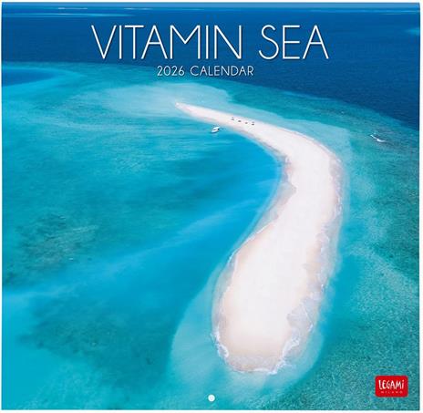 Calendario 2026 da Parete  - Vitamin Sea - 30 x 29 cm