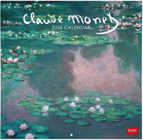Calendario 2026 da Parete  - Claude Monet - 30 x 29 cm