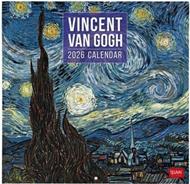 Calendario 2026 da Parete  - Vincent Van Gogh - 30 x 29 cm