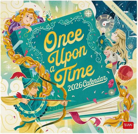 Calendario 2026 da Parete  - Once Upon A Time - 30 x 29 cm