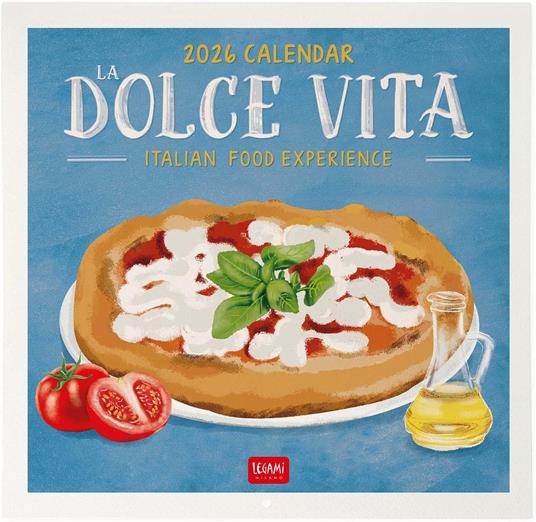 Calendario 2026 da Parete  - La Dolce Vita - 30 x 29 cm