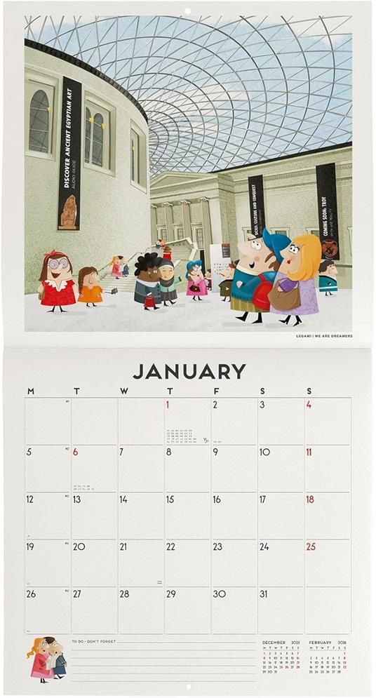 Calendario 2026 da Parete  - London - 30 x 29 cm - 2