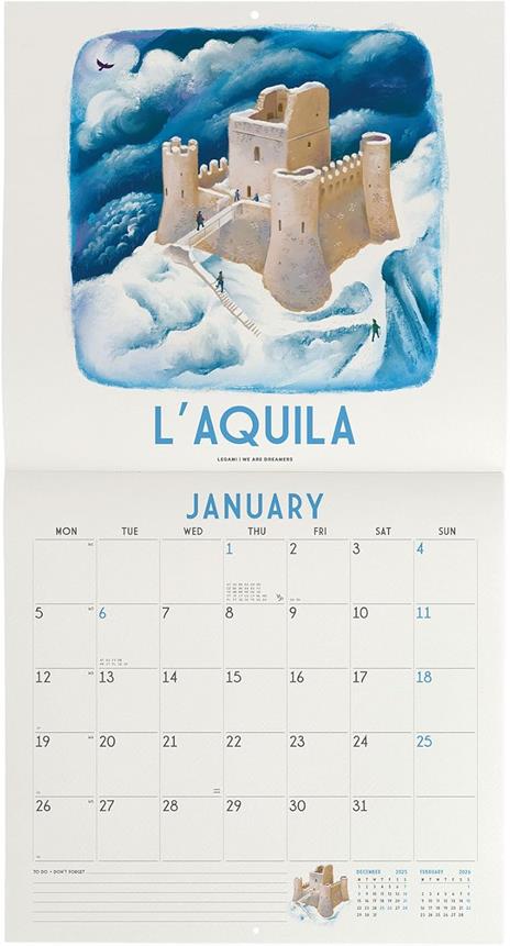 Calendario 2026 da Parete  - Italy - 30 x 29 cm - 3