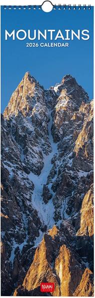 Calendario 2026 da Parete  - Mountains - 16 x 49 cm
