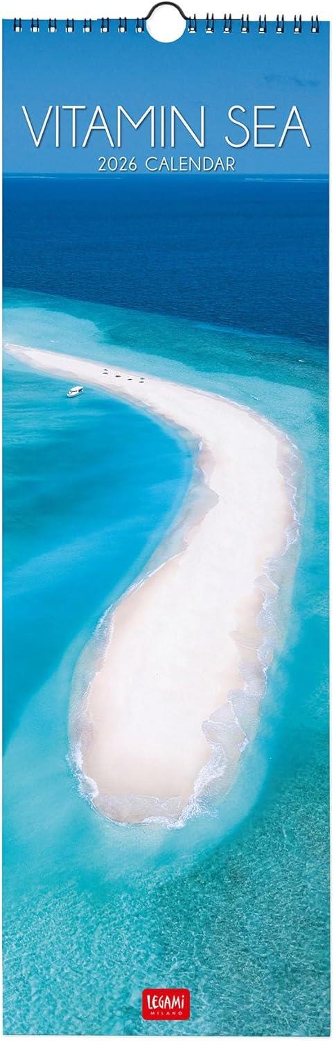Calendario 2026 da Parete  - Vitamin Sea - 16 x 49  cm