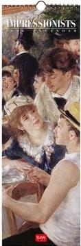 Calendario 2026 da Parete  - Impressionists - 16 x 49 cm