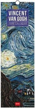 Calendario 2026 da Parete  - Vincent Van Gogh - 16 x 49 cm