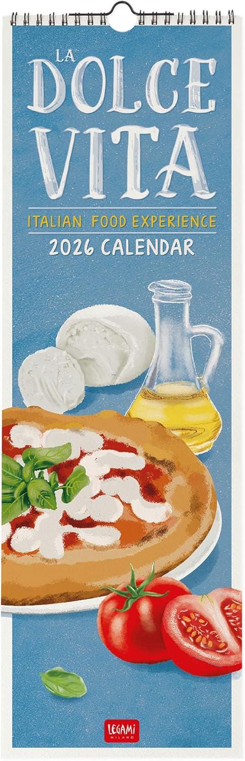 Calendario 2026 da Parete  - La Dolce Vita - 16 x 49 cm