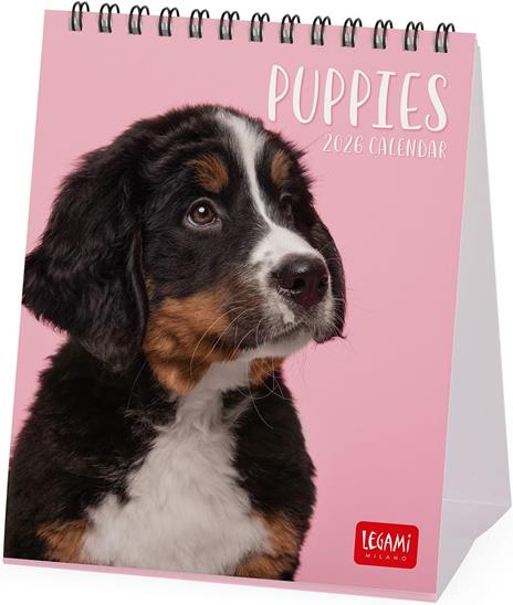 Calendario 2026 da Tavolo  - Puppies - 12 x 14,5 cm