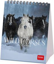 Calendario 2026 da Tavolo  - Wild Horses - 12 x 14,5 cm
