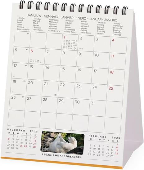 Calendario 2026 da Tavolo  - Take It Easy - 12 x 14,5 cm - 3