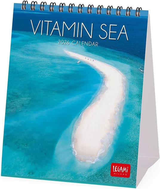 Calendario 2026 da Tavolo  - Vitamin Sea - 12 x 14,5 cm