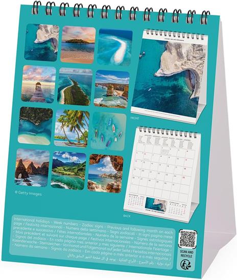 Calendario 2026 da Tavolo  - Vitamin Sea - 12 x 14,5 cm - 4