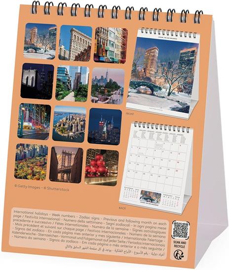 Calendario 2026 da Tavolo  - New York - 12 x 14,5 cm - 4