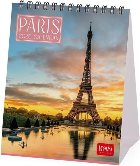 Calendario 2026 da Tavolo  - Paris - 12 x 14,5 cm