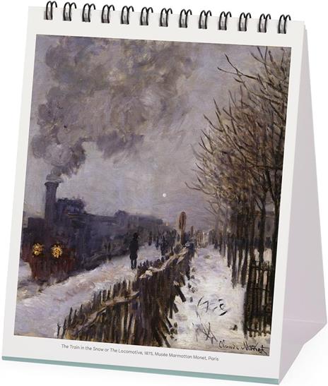 Calendario 2026 da Tavolo  - Claude Monet - 12 x 14,5 cm - 2