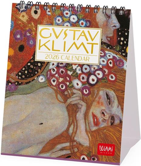 Calendario 2026 da Tavolo  - Gustav Klimt - 12 x 14,5 cm