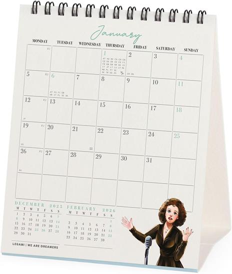 Calendario 2026 da Tavolo  - Inspiring Women - 12 x 14,5 cm - 3