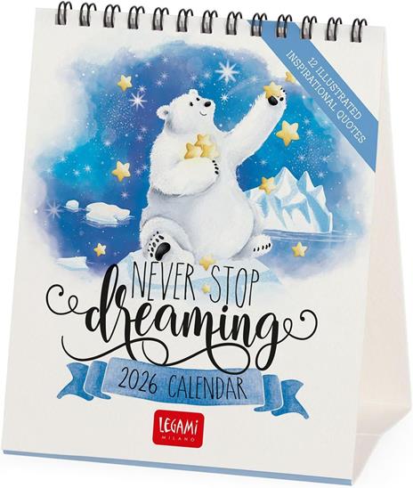 Calendario 2026 da Tavolo  - Aphorisms - 12 x 14,5 cm