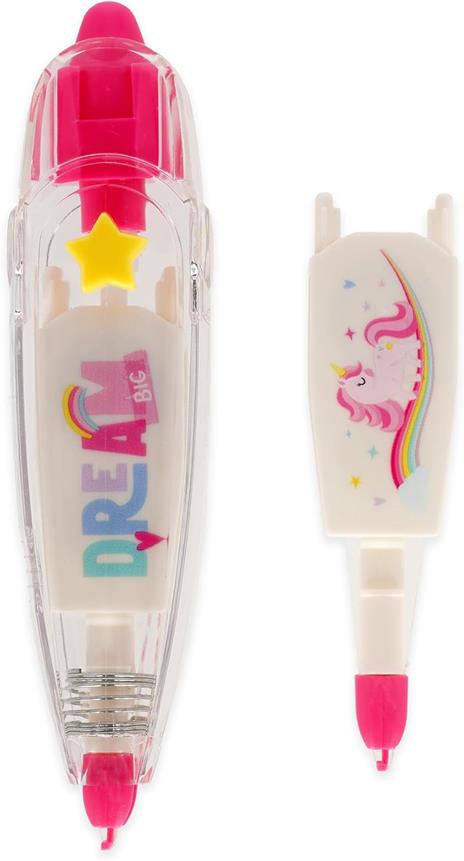 Nastro Decorativo Tema Unicorno Legami, Lunghezza 4m + 1 ricarica inclusa