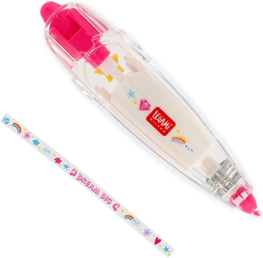 Nastro Decorativo Tema Unicorno Legami, Lunghezza 4m + 1 ricarica inclusa - 3