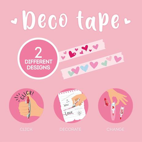 Nastro Decorativo Tema Unicorno Legami, Lunghezza 4m + 1 ricarica inclusa - 6