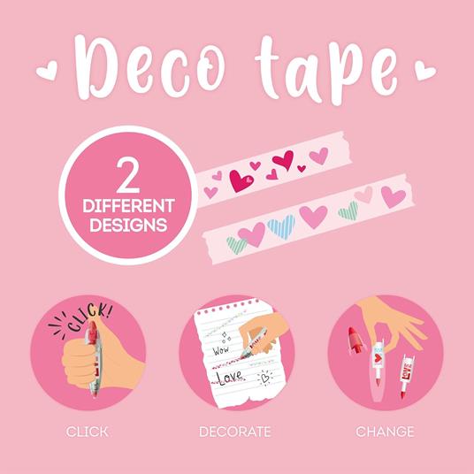 Nastro Decorativo Tema Unicorno Legami, Lunghezza 4m + 1 ricarica inclusa - 6