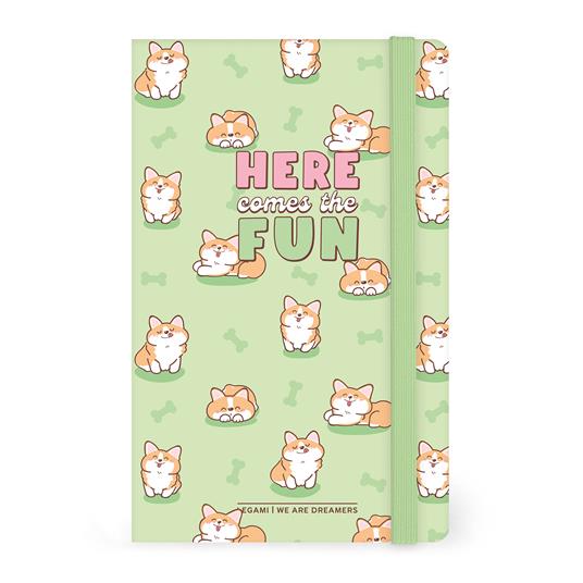 Quaderno a Righe - Photo Notebook - Medium - Corgi