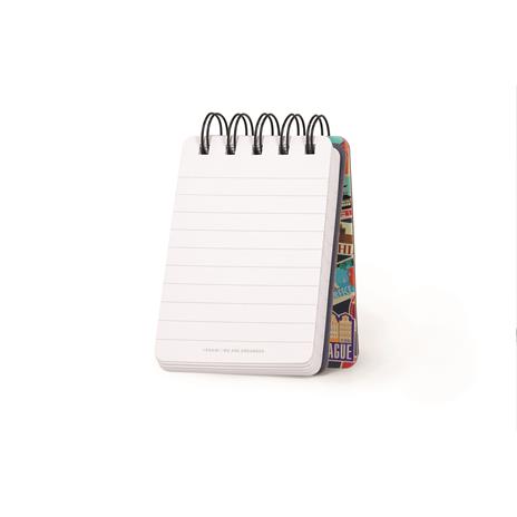 Blocco Spiralato a Righe - Spiral Notepad - Mini - Travel Stickers - 3