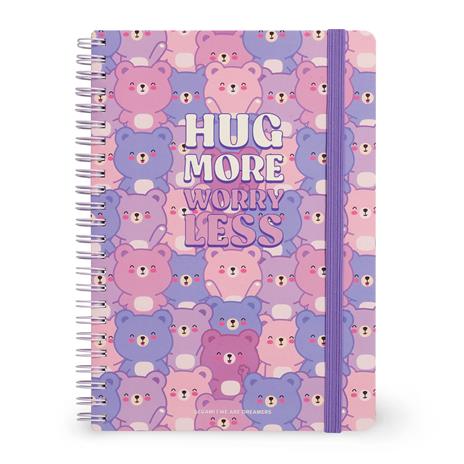 Blocco Spiralato a Righe - Spiral Notebook - Large - Teddy Bear