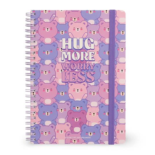 Blocco Spiralato a Righe - Spiral Notebook - Large - Teddy Bear