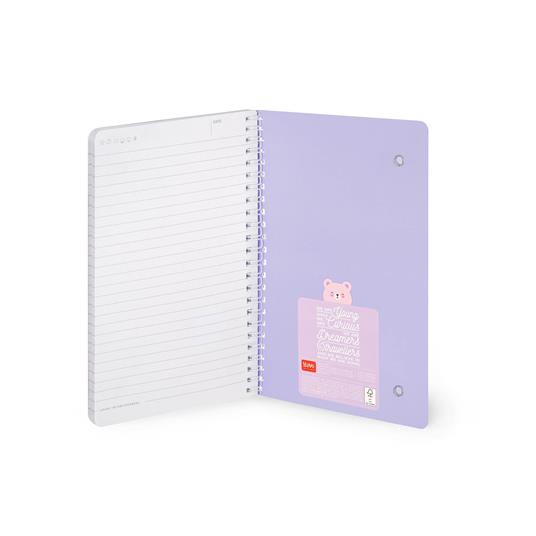 Blocco Spiralato a Righe - Spiral Notebook - Large - Teddy Bear - 3