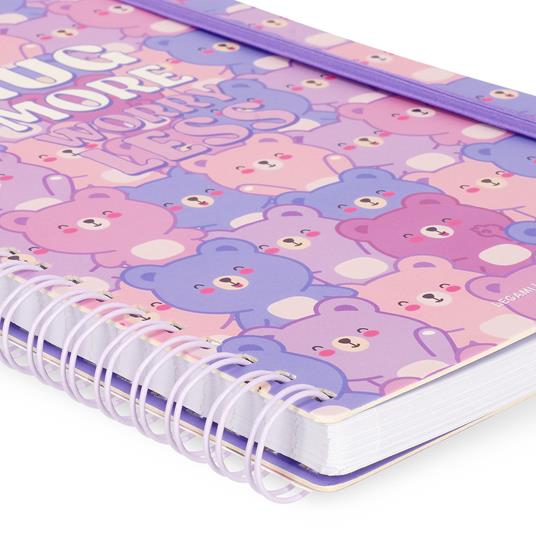 Blocco Spiralato a Righe - Spiral Notebook - Large - Teddy Bear - 4
