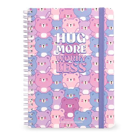 Blocco Spiralato a Righe - Spiral Notebook - Maxi - Teddy Bear