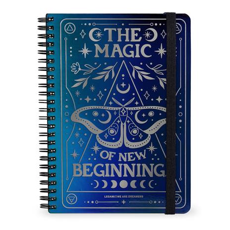 Blocco Spiralato a Righe - Spiral Notebook - Maxi - Moth