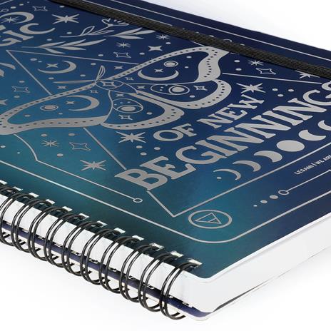 Blocco Spiralato a Righe - Spiral Notebook - Maxi - Moth - 4