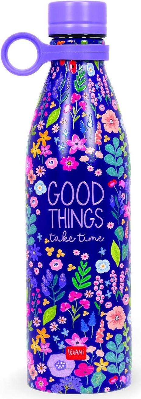 Hot & Cold - Vacuum Bottle - Flowers - 800 Ml