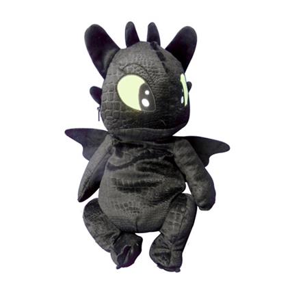 Dragontrainer Sdentato Zaino In Peluche 23X12X45 Cm