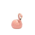 Flamingo Salvadanaio In Ceramica Con Rilievo 19X8X19 Cm
