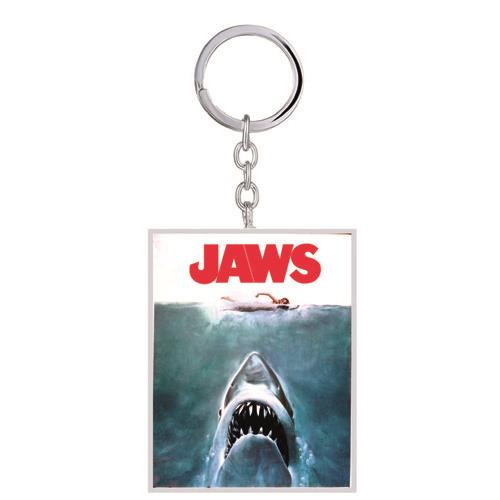 Jaws Portachiavi 2D In Metallo Su Backercard 7,5X0,5X17,5 Cm
