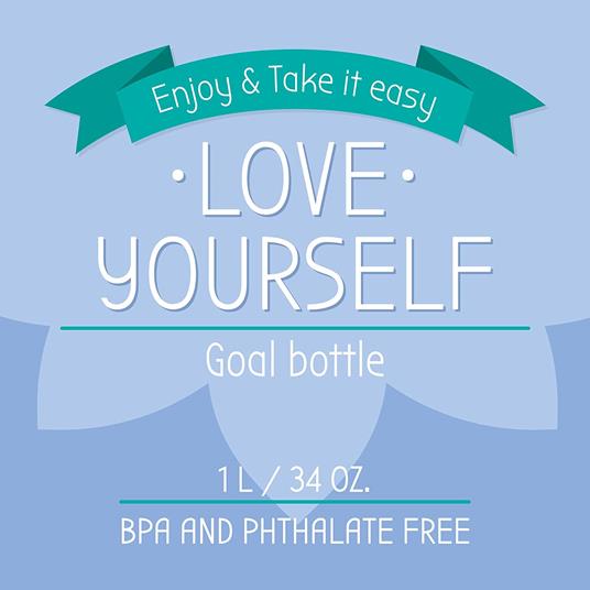 Bottiglia Goals Bottle, Love Yourself - 6