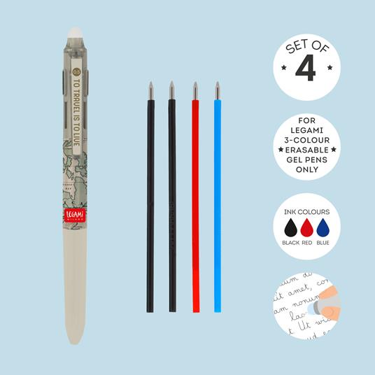 Refill per Penna Gel Cancellabile - Erasable Pen BLACK